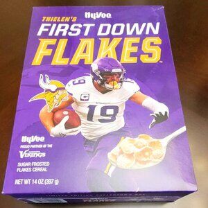 NIB MN Vikings Adam Thielen's First Down Flakes Cereal